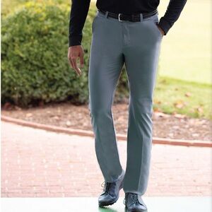Greg Norman Men’s ML75 Microlux Stretch Pants Gray Steel Size 40/30 $69.50 NWT